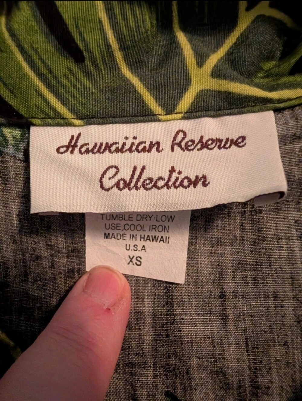 Vintage Hawaiian Reserve Tropical Floral Sleeveless Button Front 100% Cotton - Picture 2 of 6
